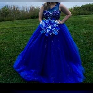 Royal Blue Quinceañera Dress